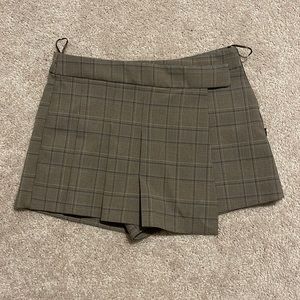Zara Plaid Skort